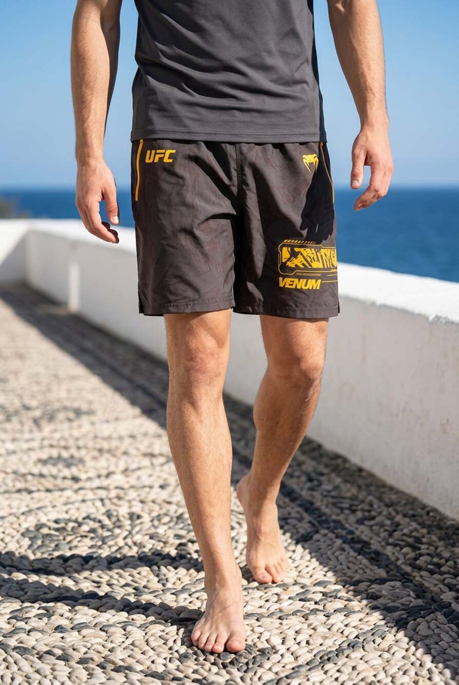 Venum UFC Fusion Fight Week Men's Performance Shorts in Earthen Brown